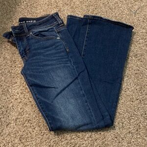 American Eagle Outfitters Women's Deep Indigo Boot Cut  jeans